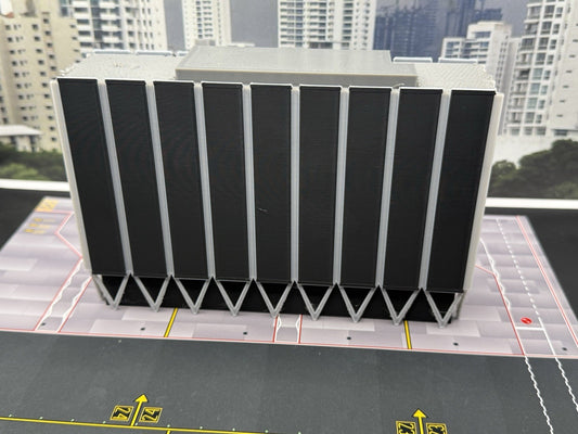 Airport Hotel Diorama Model 1:500 (Novotel Auckland)