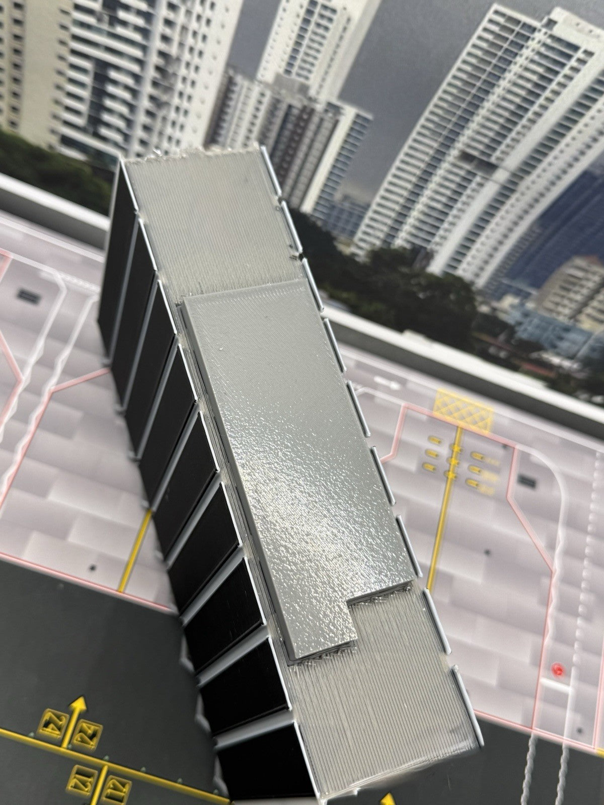 Airport Hotel Diorama Model 1:500 (Novotel Auckland)