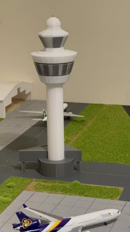 Amsterdam Schiphol ATC Tower (LED) 1:500 Diorama Model