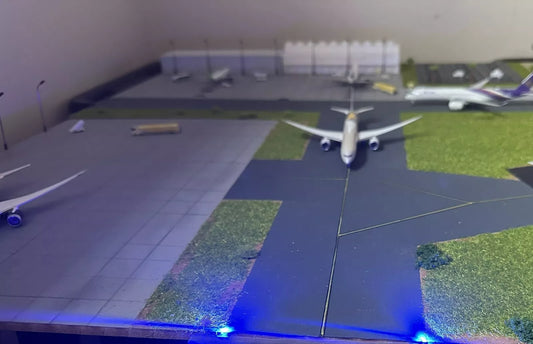 Taxiway lights (Blue) 1:400 (x8) Battery Operated