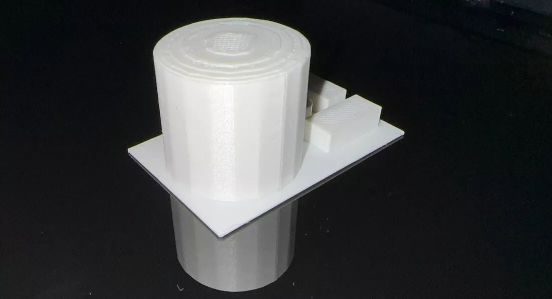 Fuel Depot 1/400 - 1/500 (White) 3D Printed