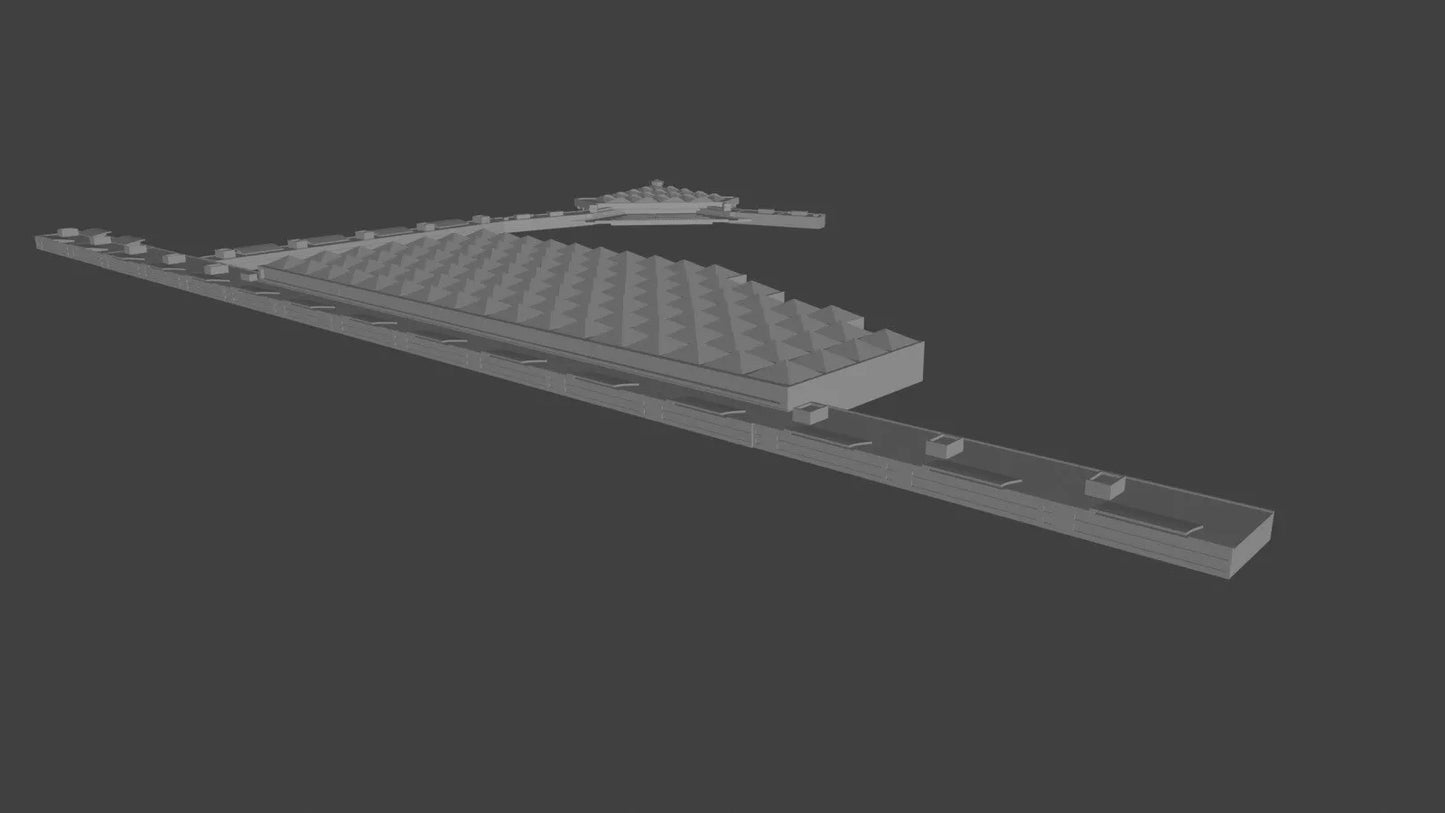 1/400 Custom Projects Terminal/Building (Real/Fictional) (Read Disc)