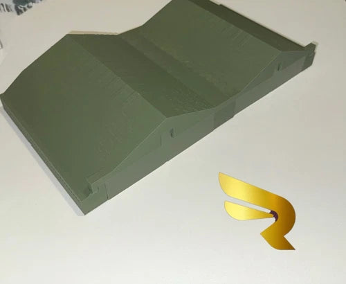 Duel Hangar (Green) 1:200 Diorama Model