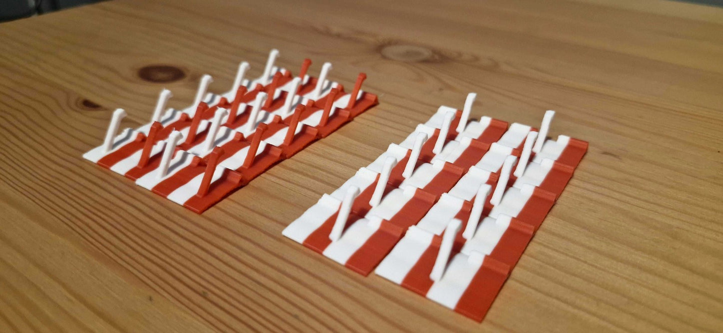 Blast Fences (V2) (20x) 1:400 Diorama Accessories