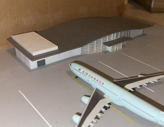 Saint Pierre-Pointe Airport Terminal (LED) 1:200 Diorama Model