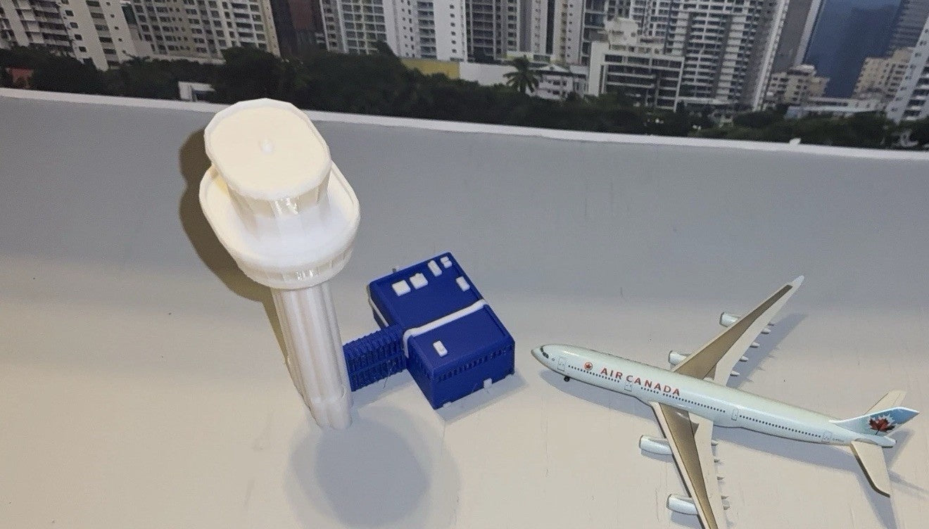 Gatwick ATC tower 1:500 Diorama Model