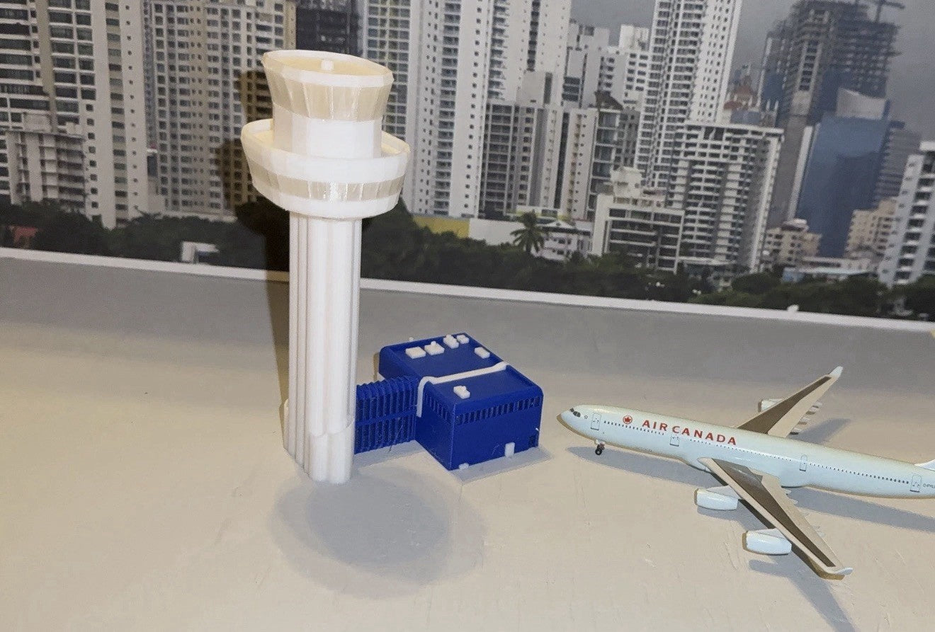 Gatwick ATC tower 1:500 Diorama Model