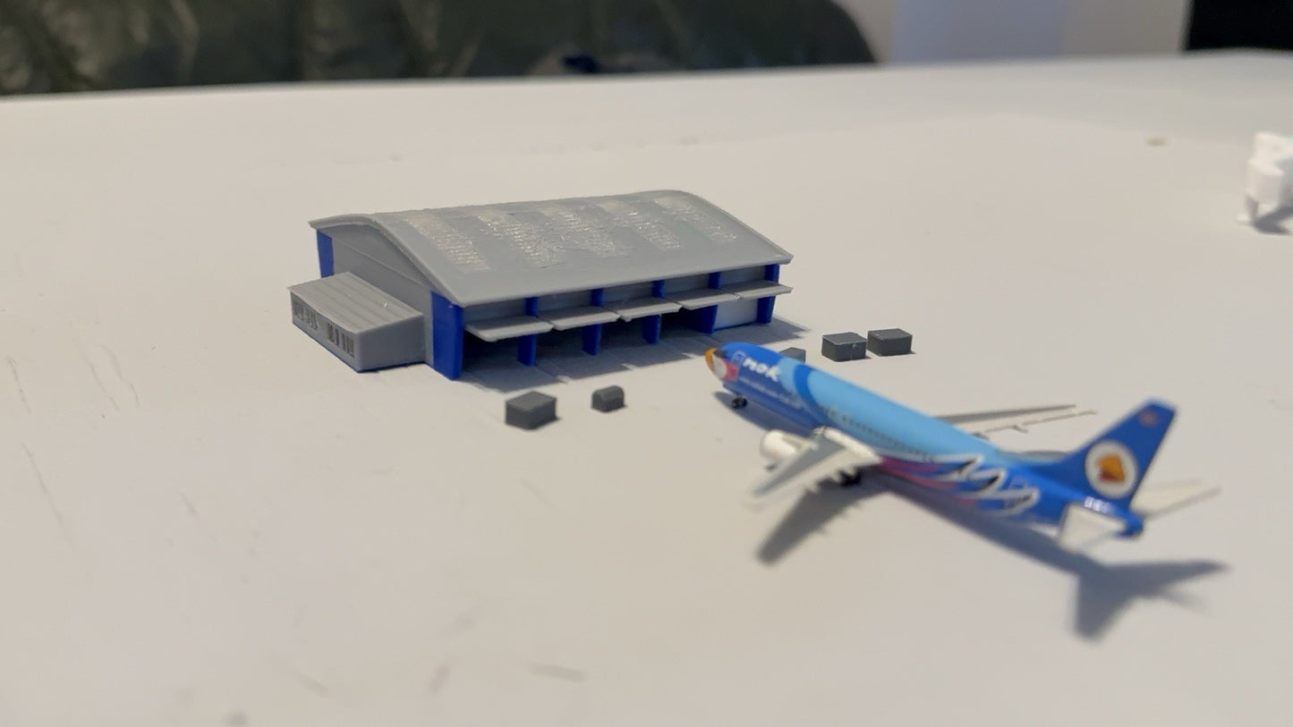Krabi Airport Cargo Terminal 1:500 Diorama Model