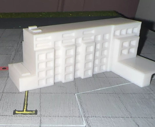 1:400 Model Hotel 3D Printed