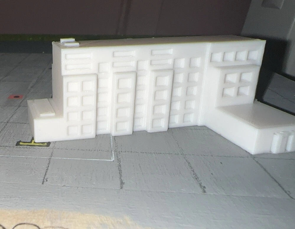 1:400 Model Hotel 3D Printed