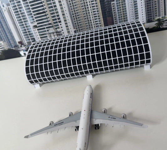 1:500 White Model Airport Terminal (B/W)