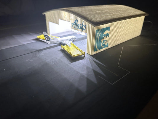 1/500 Medium Hangar With LED And Decals Of Your Choice (MD11 Size)