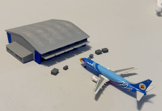 Krabi Airport Cargo Terminal 1:200 Diorama Model