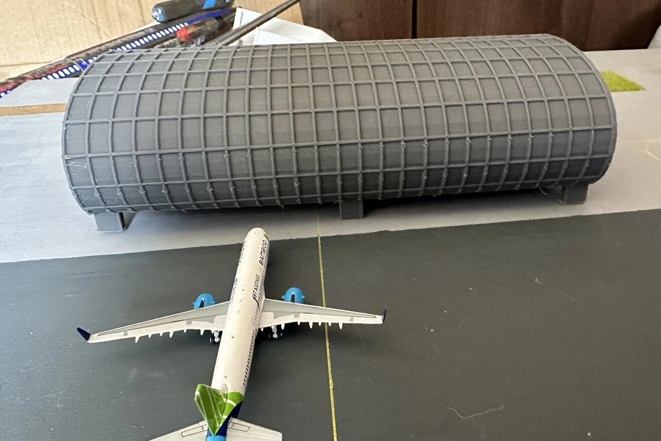1:500 Grey Model Airport Terminal