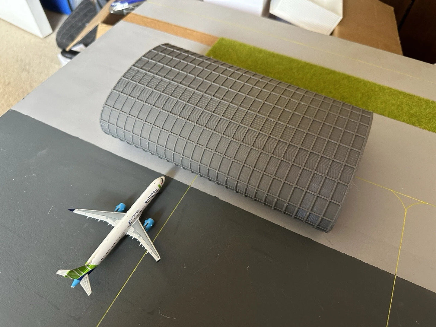1:500 Grey Model Airport Terminal