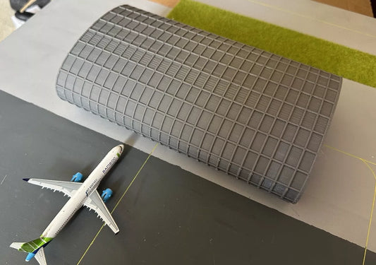 1:400 Grey Model Airport Terminal
