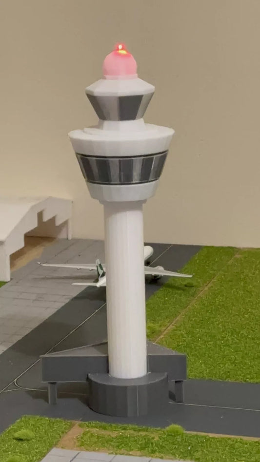 1/200 EHAM Amsterdam Schiphol ATC Tower + LEDs