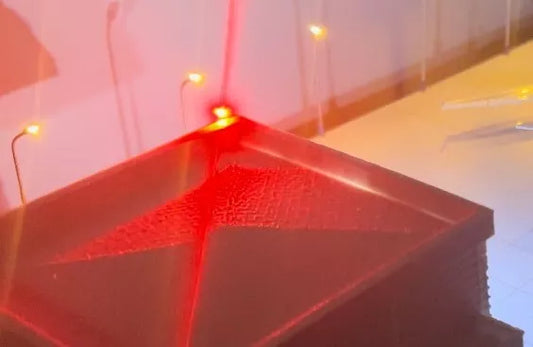 1/400 (x5) Model Airport Flashing lights (Red) Check Video!