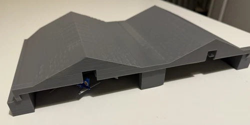 Duel Hangar (Grey) 1:200 Diorama Model