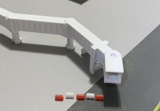 Jet Bridge (6x) & Barrier Blocks! 1:200 Diorama Accessories