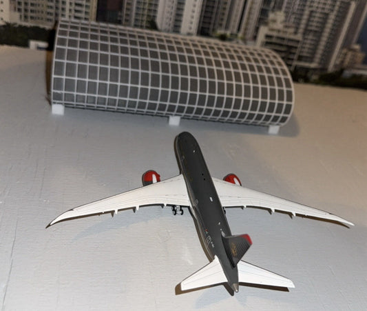 Generic Airport Terminal (Grey Windows) 1:200 Diorama Model